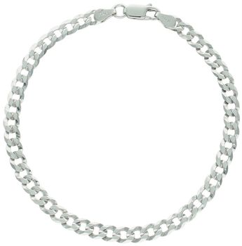 Męska bransoletka srebrna 925 – klasyczny splot pancerka o szerokości 4,5 mm, długość 21 cm. Model DIA-BRA-3823R-120-925 z solidnym zapięciem na karabińczyk. Minimalizm i trwałość w jednym.1.jpg